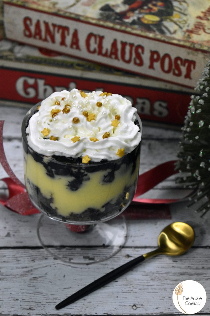 black forest trifle with jelly